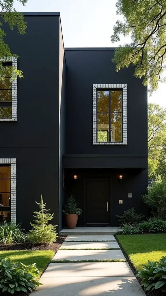 modern elegance in contrast