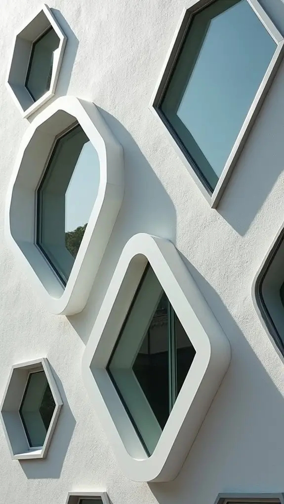 modern geometric frame designs