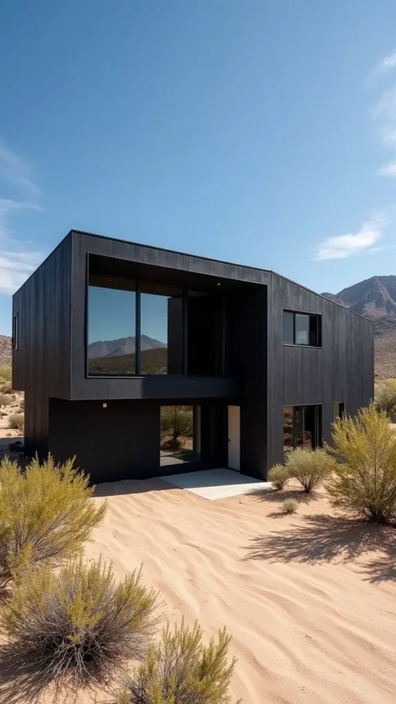 modern mountain retreat oasis