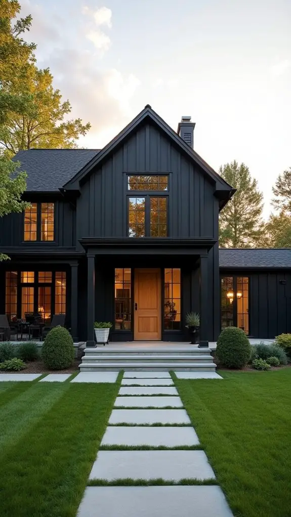 modern rustic black design