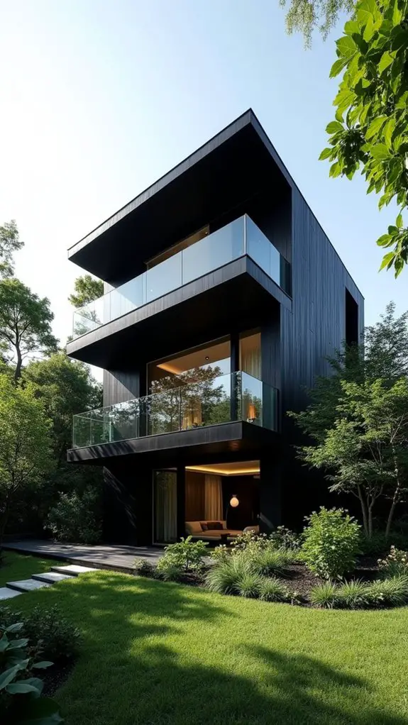modern vertical living spaces