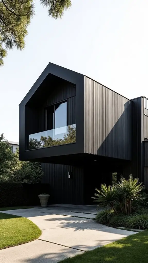 monochrome elegance in architecture