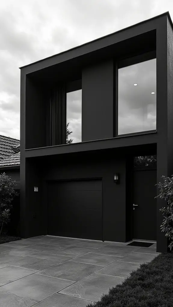 monochrome elegance with contrast