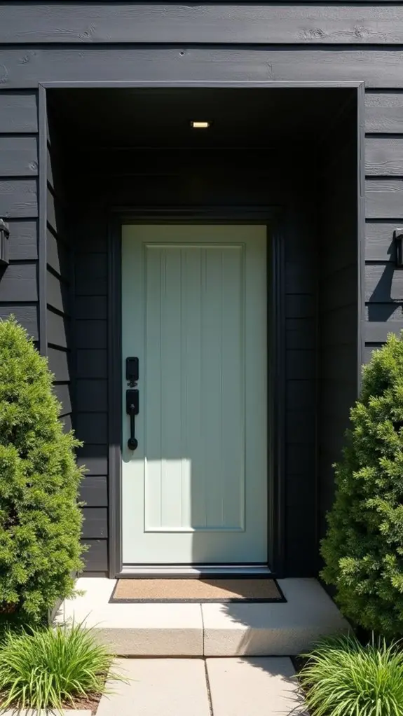 muted sage door charm
