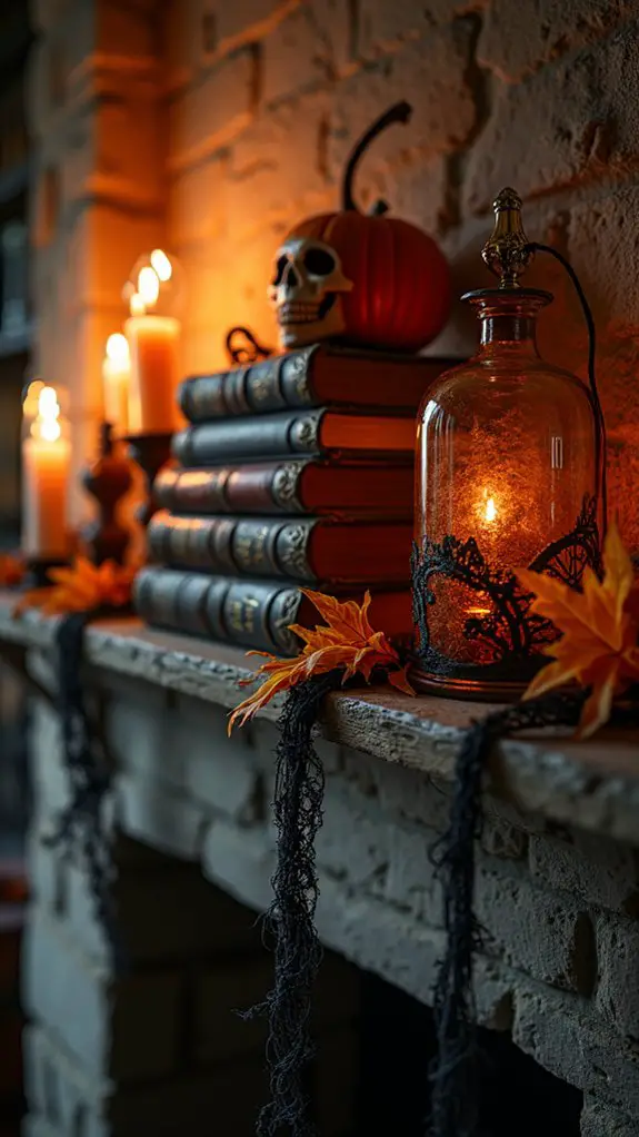 mysterious books create ambiance