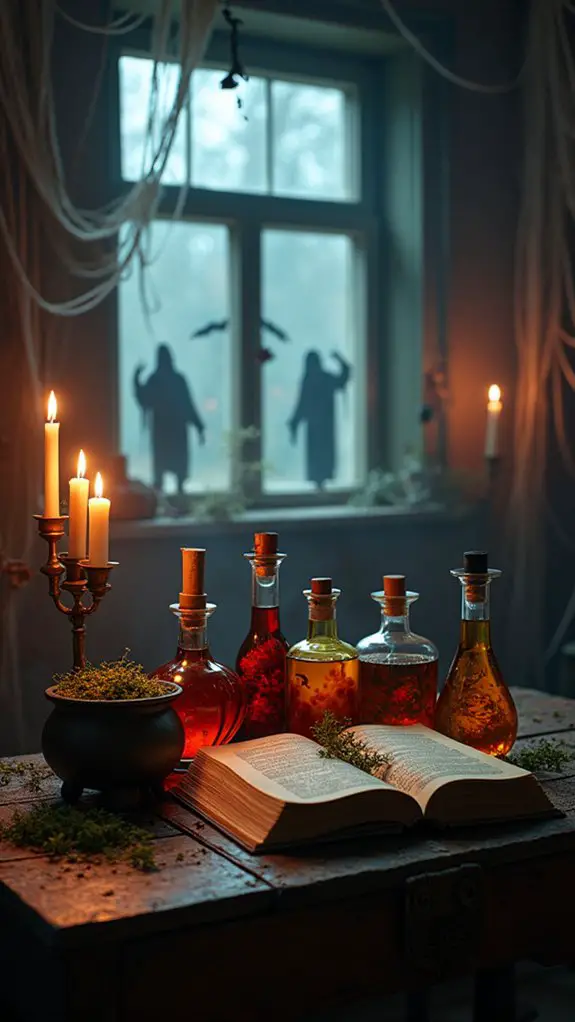 mysterious potion bottle decor