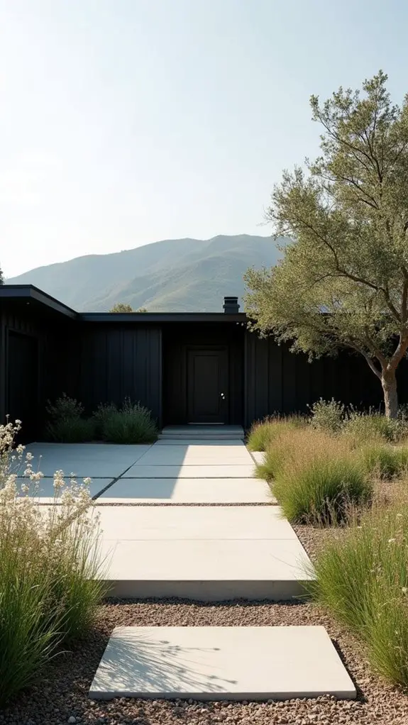 native plants minimalist design