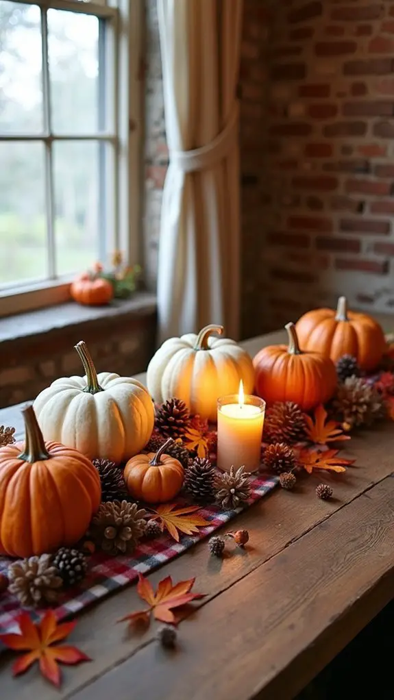 natural autumn decor elements