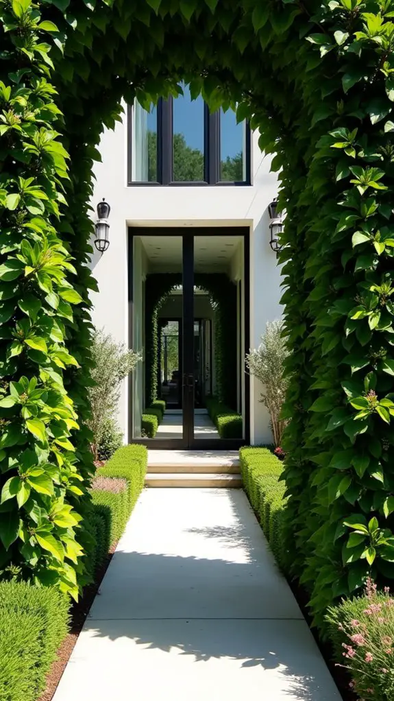 natural privacy with hedges