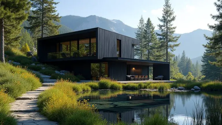 nature inspired mountain houses