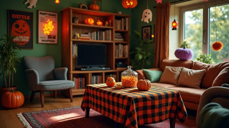 nostalgic 90s halloween decor