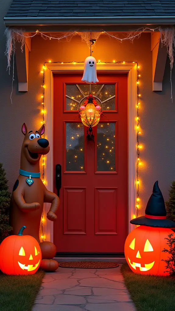 nostalgic cartoon halloween decorations
