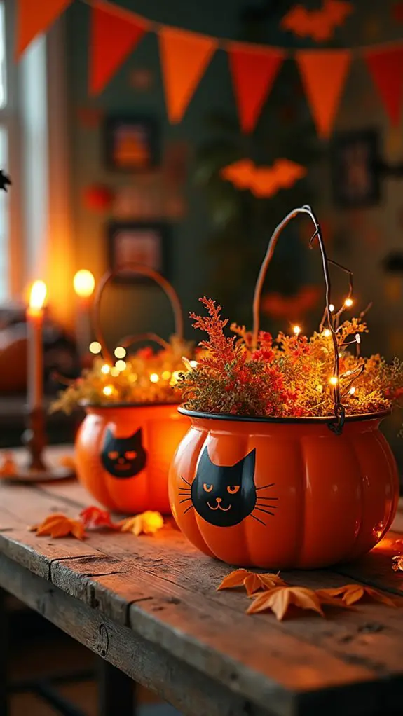 nostalgic halloween pumpkin decor