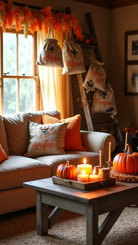 personalized halloween candy bags