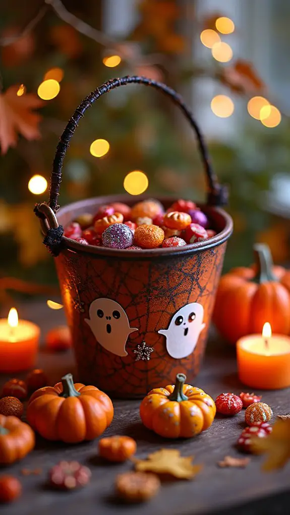 personalized halloween candy bucket