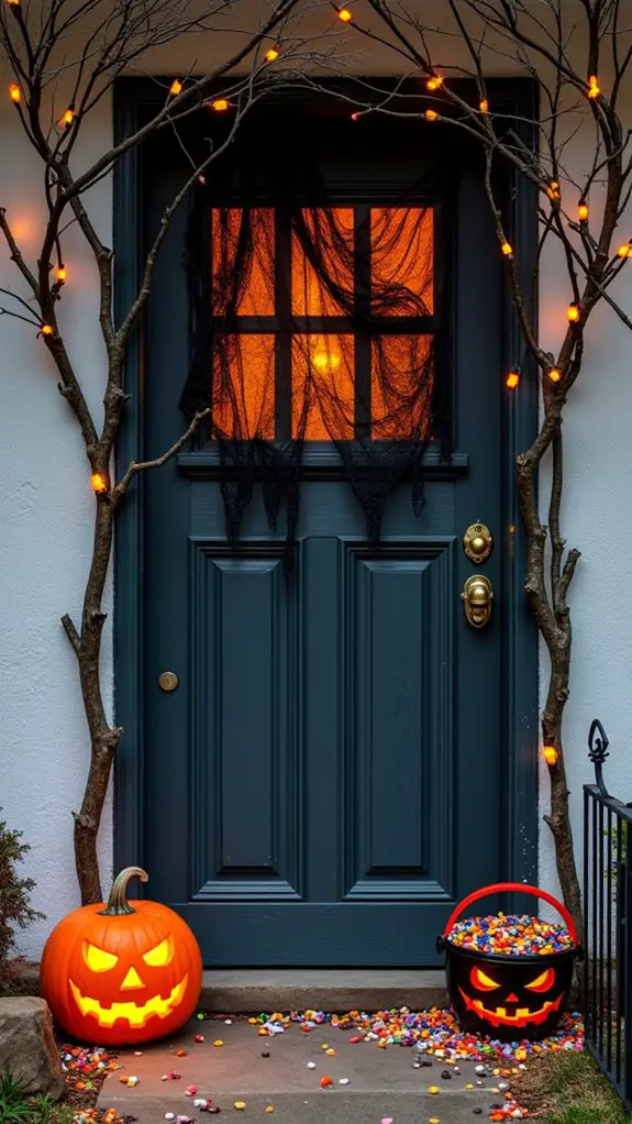 personalized halloween treat bucket
