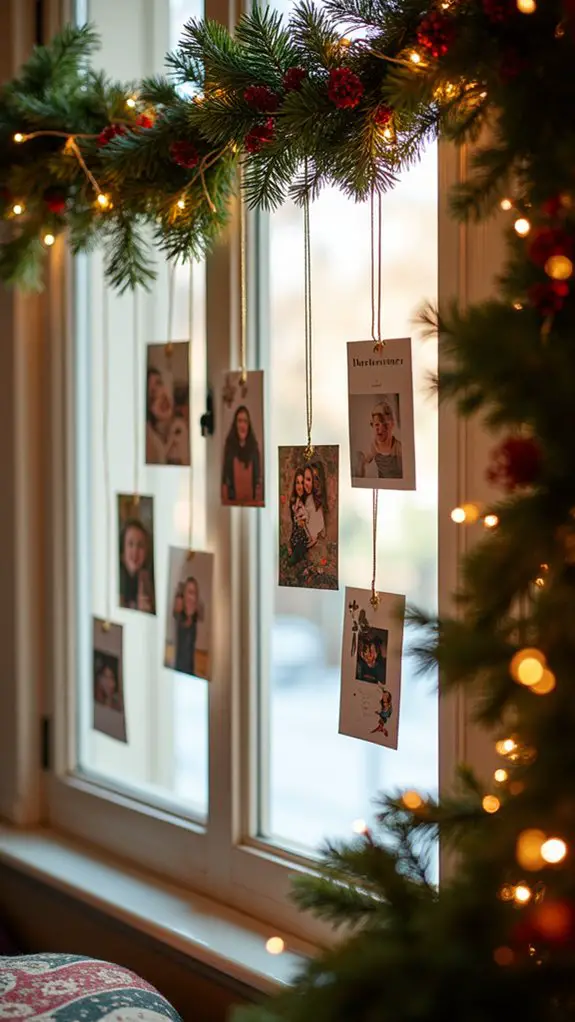personalized photo display garland