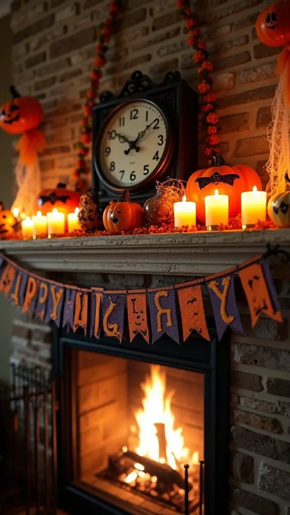 personalized spooky halloween banners