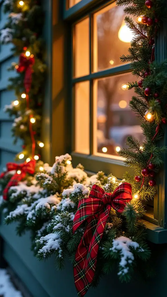 plaid accents for christmas