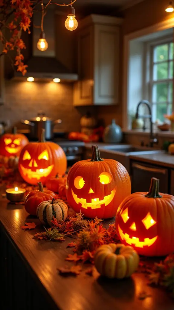 playful halloween kitchen decor