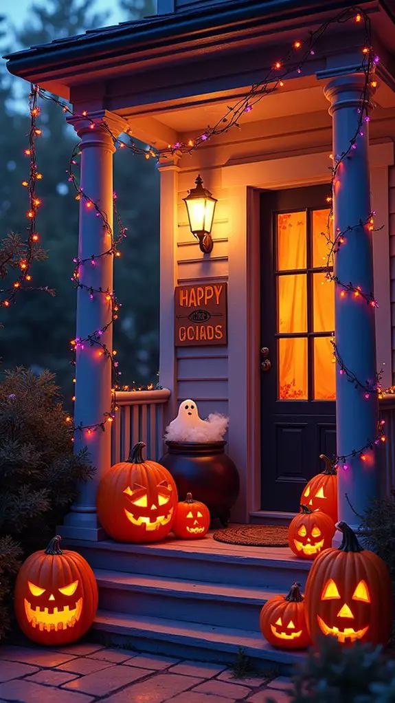 playful signs for trick or treaters