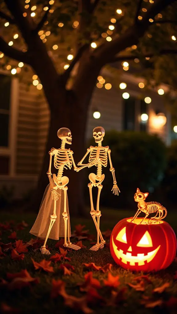 playful skeleton decor surprises