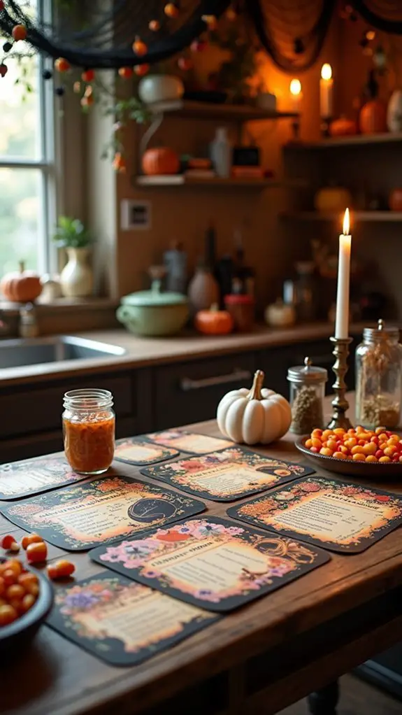 potion recipe card creation