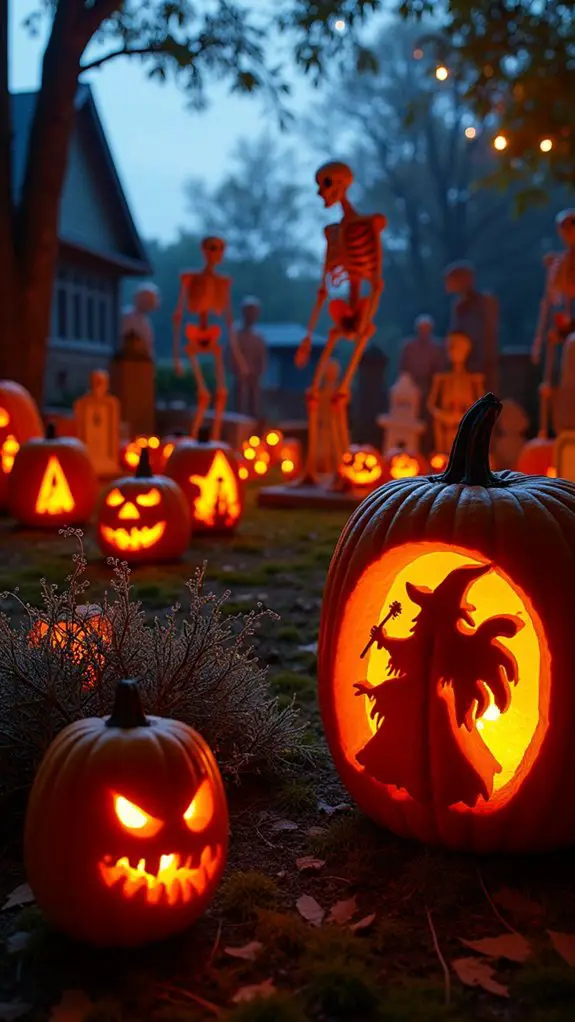 pumpkin carving competition night
