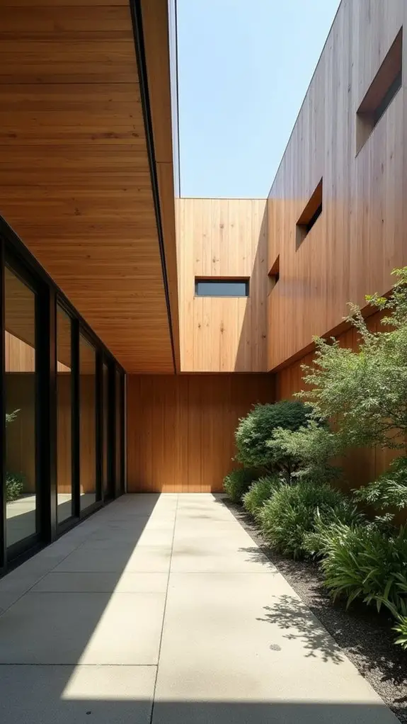 rectangular skylights enhance aesthetics