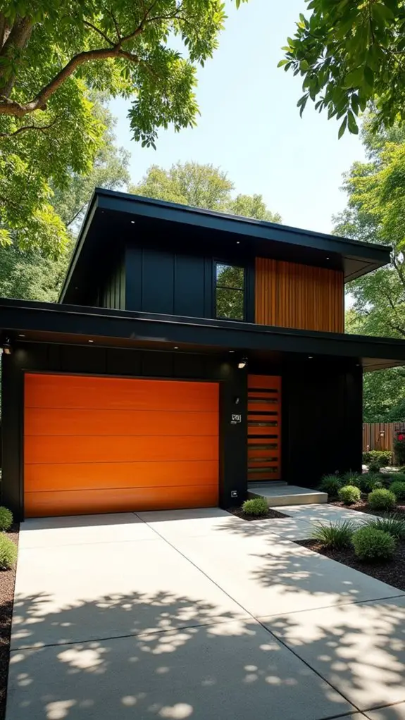 retro garage doors charm