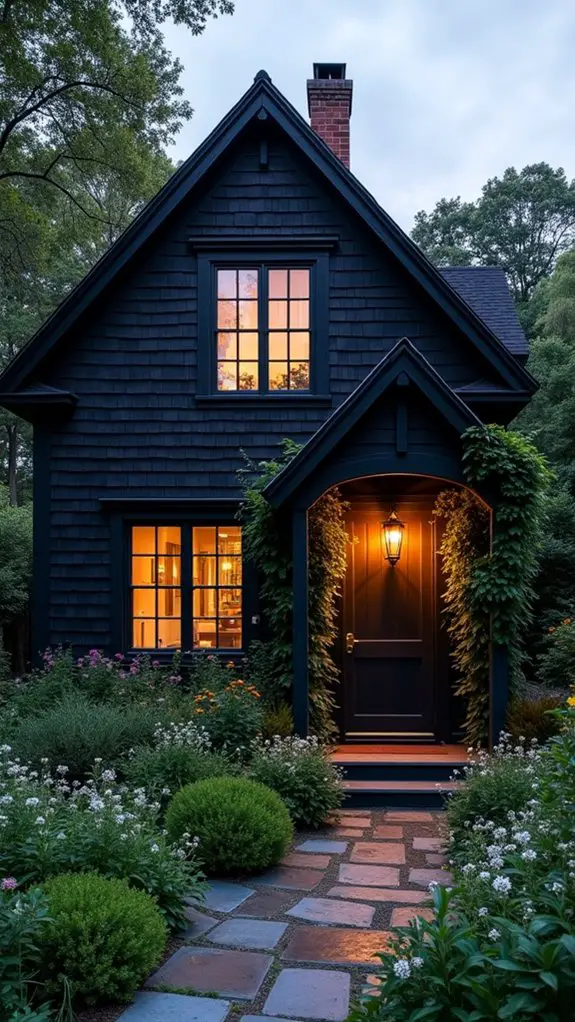 rustic charm in black