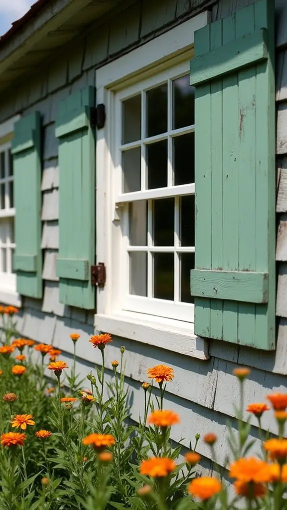 rustic country elegance shutters