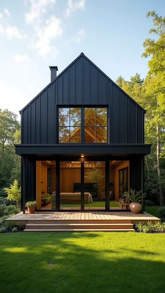 rustic modern architectural blend