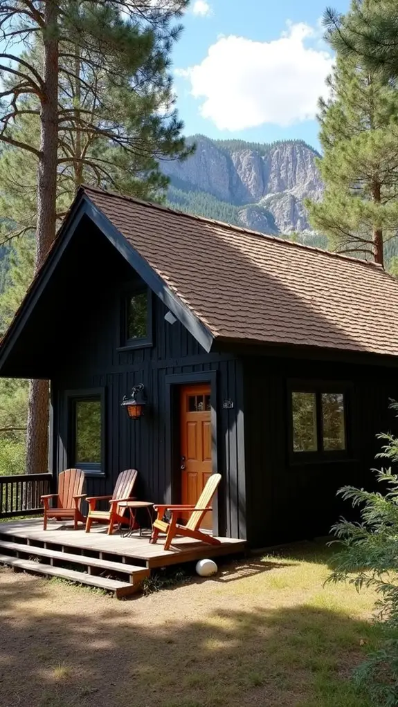 rustic mountain home serenity