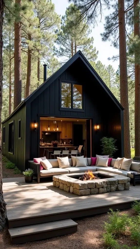 rustic outdoor living charm