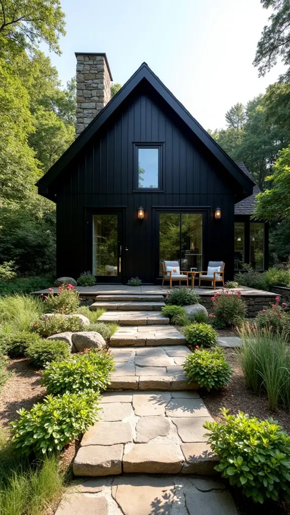 rustic stone landscaping appeal