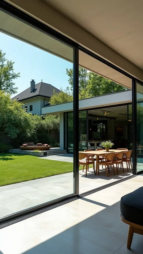 seamless indoor outdoor connection
