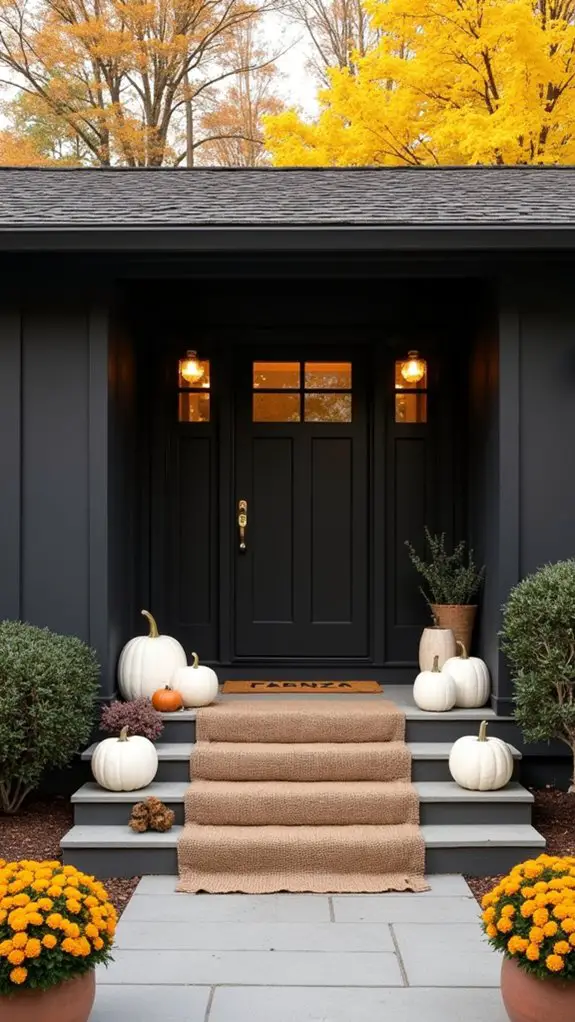 seasonal decor enhances warmth