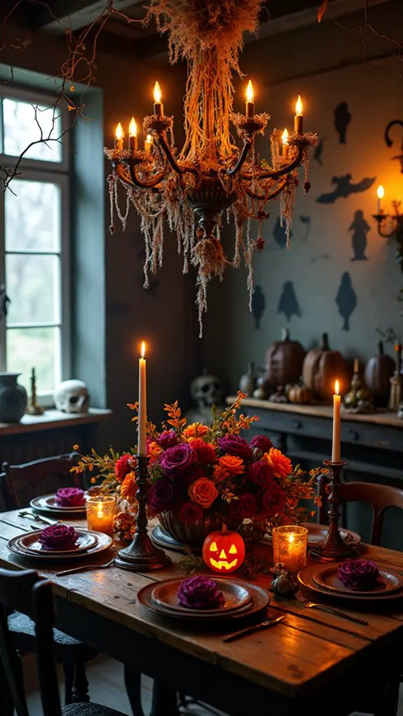 seasonal flowers with contrast