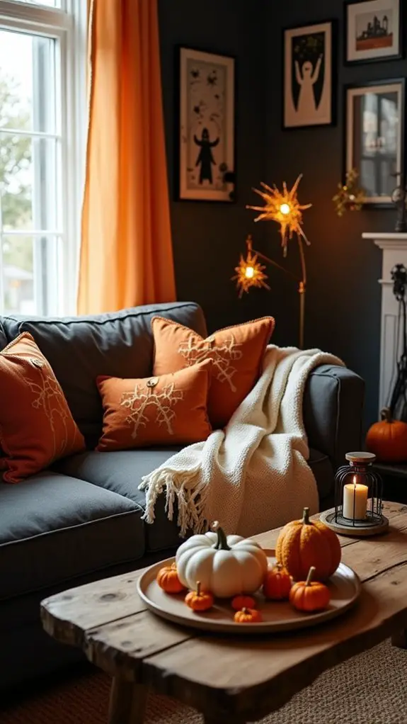seasonal halloween textile swaps
