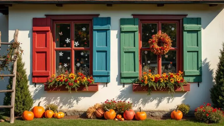 seasonal window decoration ideas