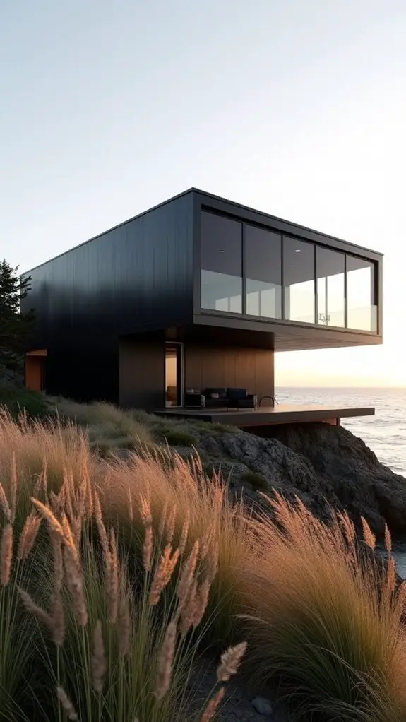 serene coastal architectural retreat