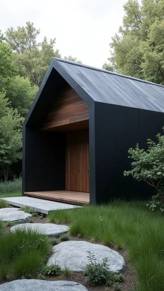serene modern architectural retreat