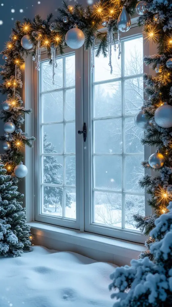 serene snowy holiday elegance