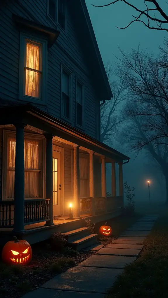 sinister shadows create atmosphere