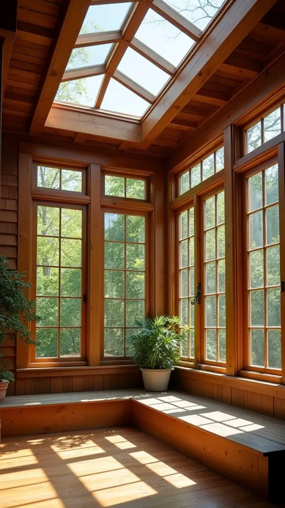 skylights enhance natural light