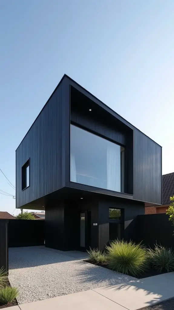 sleek black box design