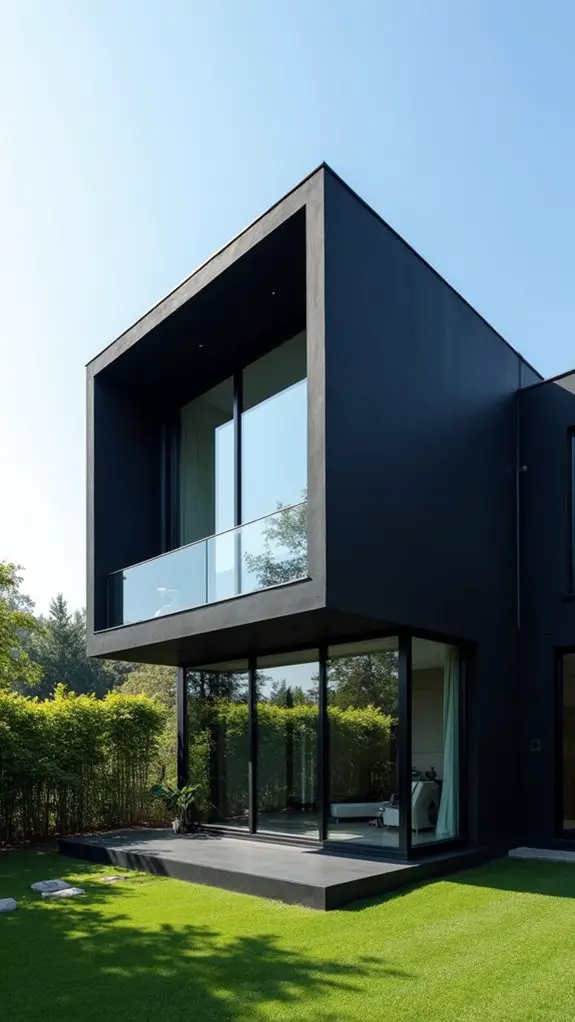 sleek black box design