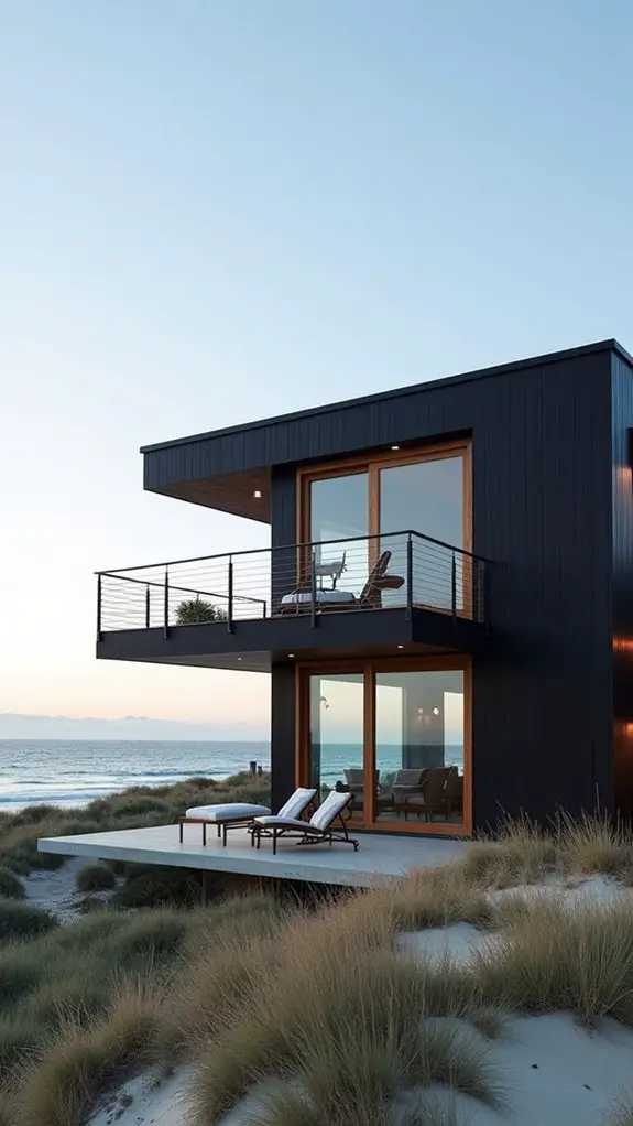 sleek coastal farmhouse retreat