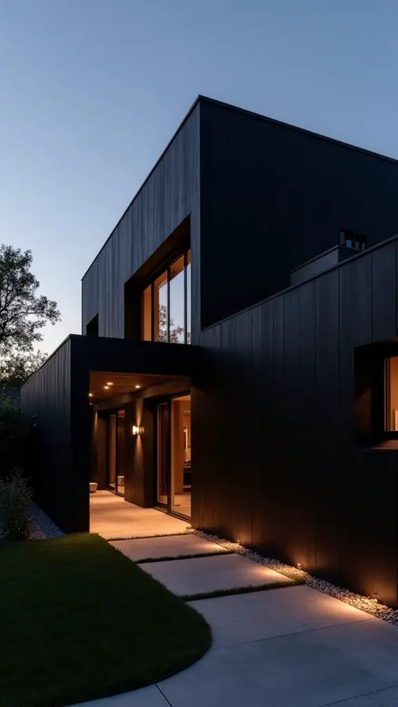 sleek functional outdoor lighting